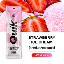 KS Quik 2000 Puffs Stawberry Ice Cream