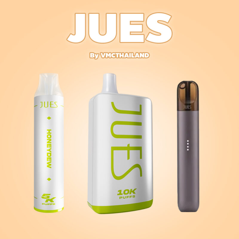 Jues แบบเปลี่ยนหัว และ 5000 และ 10000 Puffs