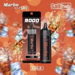 MARBO BAR 9000 Puffs กลิ่น Cola | โคล่า เหมือนกำลังดื่มน้ำอัดลมรสชาติดี เย็นสดชื่น หอมเต็มคำ