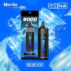 MARBO BAR 9000 Puffs กลิ่น Blue Ice | บลูเบอร์รี่ หวานซ่อนเปรี้ยวนิดๆ เย็นปานกลาง ไม่เลี่ยน