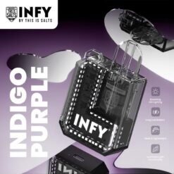 INFY Cube Box สีม่วงคราม (Indigo Purple): สีที่ดูลึกลับแต่กลับมีความสวยงามในตัว
