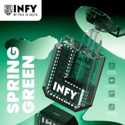 INFY Cube Box สีสปริงเขียว (Spring Green): แสดงถึงการเริ่มต้นความสนุก