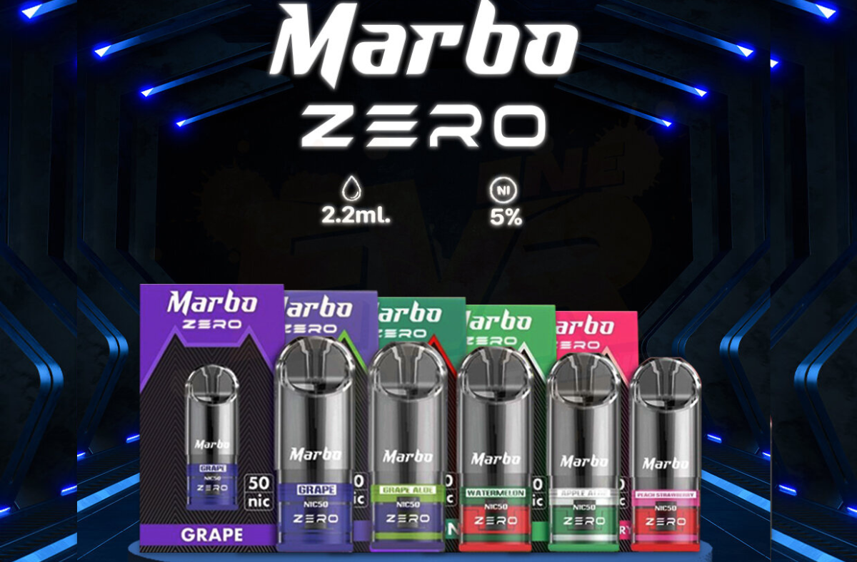 Marbo Zero Nic 50 ของค่าย Salthub เป็นหัวพอตล่าสุดที่เติบโตขึ้นอย่างรวดเร็วในตลาดบุหรี่ไฟฟ้า ที่มาพร้อมกับคุณสมบัติที่หลากหลาย