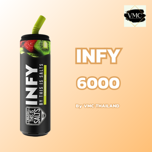 Infy 6000 คำ ราคาส่ง พอตใช้แล้วทิ้ง Infy 6000 คำ มีให้เลือกถึง 38 กลิ่น อร่อยทุกกลิ่น ฟินทุกรสชาติ ขายอินฟี่ 6000 คำ ราคาถูก ส่งด่วน แมส Grab และ Line Man - VMC Thailand