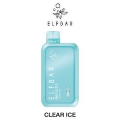 ELFBAR RAYA D1 10000 puffs กลิ่น Clear Ice (น้ำแร่): มีกลิ่นน้ำแร่เย็นสดชื่น หอมมากและรู้สึกถึงธรรมชาติ