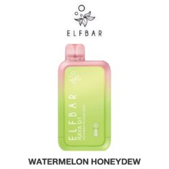 ELFBAR RAYA D1 10000 puffs กลิ่น Watermelon Honeydew (แตงโมเมล่อน): มีกลิ่นแตงโมกับเมล่อนที่สดชื่น หอมหวานและเย็นสบายใจ