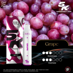 Grape (องุ่น): กลิ่นองุ่นที่สดชื่นและเย็นสะอาด เป็นกลิ่นที่เต็มไปด้วยความหวานและความสดชื่นของผลไม้องุ่น ให้ความรู้สึกเหมือนกับกินองุ่นสดๆ ที่สวน