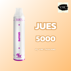 Jues 5000 puffs (5K) ราคาส่ง พอตจูส 5000 คำ ใช้แล้วทิ้งจากแบรนด์ Jues มีให้เลือกถึง 20 กลิ่น น้ำยา 10ML Jues 5000 คำ ราคาถูก ส่งด่วน กทม. แมส แกร็บ ไลน์แมน