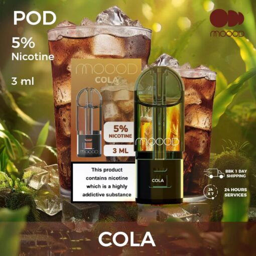 Cola (โคล่า) : รสชาติคลาสสิกของโคล่า, สดชื่นและฟินไปกับทุกคำสูบ