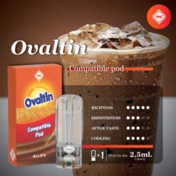 VMC Pod 2.5ml โอวัลติน (Ovaltin): มีกลิ่นของโอวัลตินที่หอมอบอุ่น และเติมด้วยกลิ่นของนมที่เข้มข้น