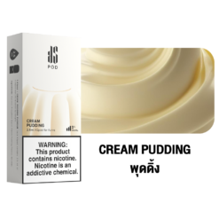 Cream Pudding (กลิ่นพุดดิ้งครีม): กลิ่นพุดดิ้งครีมที่จะพาคุณเปิดประสบการณ์ใหม่ไปกับรสชาติหอมหวานมันที่แสนลงตัว ให้กลิ่นหอมของพุดดิ้งครีมที่นุ่มละมุน ทำให้คุณรู้สึกฟินทุกครั้งที่สูบ