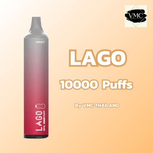 Lago Stick 10000 Puffs ราคาส่ง พอตใช้แล้วทิ้ง 10000 คำ จากแบรนด์ Lago Vape ปี 2024 มีให้เลือกถึง 24 กลิ่น ลาโก้ สติ๊ก 10K ราคาถูก ส่งด่วน แมส Grab Line Man