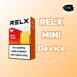 Relx Mini Device มีการออกแบบที่เพรียวบางและทันสมัย ทำให้มันดูน่าหลงใหลและเป็นที่สะดุดตา ขนาดที่เล็กกระทัดรัดยังทำให้สามารถพกพาได้ง่าย เหมาะสำหรับการใช้งาน