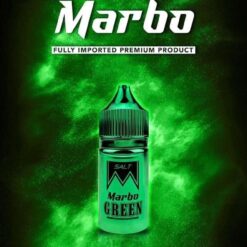 Marbo Green Salt Nic (เขียว): มาโบเขียวซอลต์นิค กลิ่นผลไม้รวมโครตอร่อย ผสานเข้ากันอย่างลงตัว อร่อยมาก เย็นอ่อนๆ สดชื่น กลิ่นผลไม้ที่ผสมผสานกันอย่างลงตัว ทำให้คุณรู้สึกสดชื่นและมีพลังในทุกครั้งที่สูบ