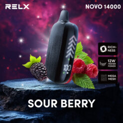 Relx Novo 14K กลิ่น ซาวร์แคนดี้ กลิ่นซาวร์แคนดี้เป็นการผสมผสานระหว่างความหวานและความเปรี้ยวจากลูกอมรสซาวร์ ทำให้เกิดรสชาติที่สนุกสนานและไม่ซ้ำใคร ความหวานที่เข้มข้นและความเย็นที่เพิ่มความสดชื่น ทำให้กลิ่นนี้เหมาะสำหรับการใช้ในช่วงเวลาที่ต้องการความสนุกและความสดชื่น กลิ่นซาวร์แคนดี้สามารถใช้ได้ตลอดวัน ไม่ว่าจะเป็นในตอนเช้าหรือเย็น ทำให้คุณรู้สึกสดชื่นและมีพลังงาน นอกจากนี้ กลิ่นนี้ยังมีความสามารถในการเพิ่มความผ่อนคลายและความสุข ทำให้คุณรู้สึกเหมือนกำลังทานลูกอมรสซาวร์แสนอร่อย